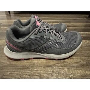 Merrell‎ Sky Rocket Gray and Pink Hiking Shoes Sneakers Size 7